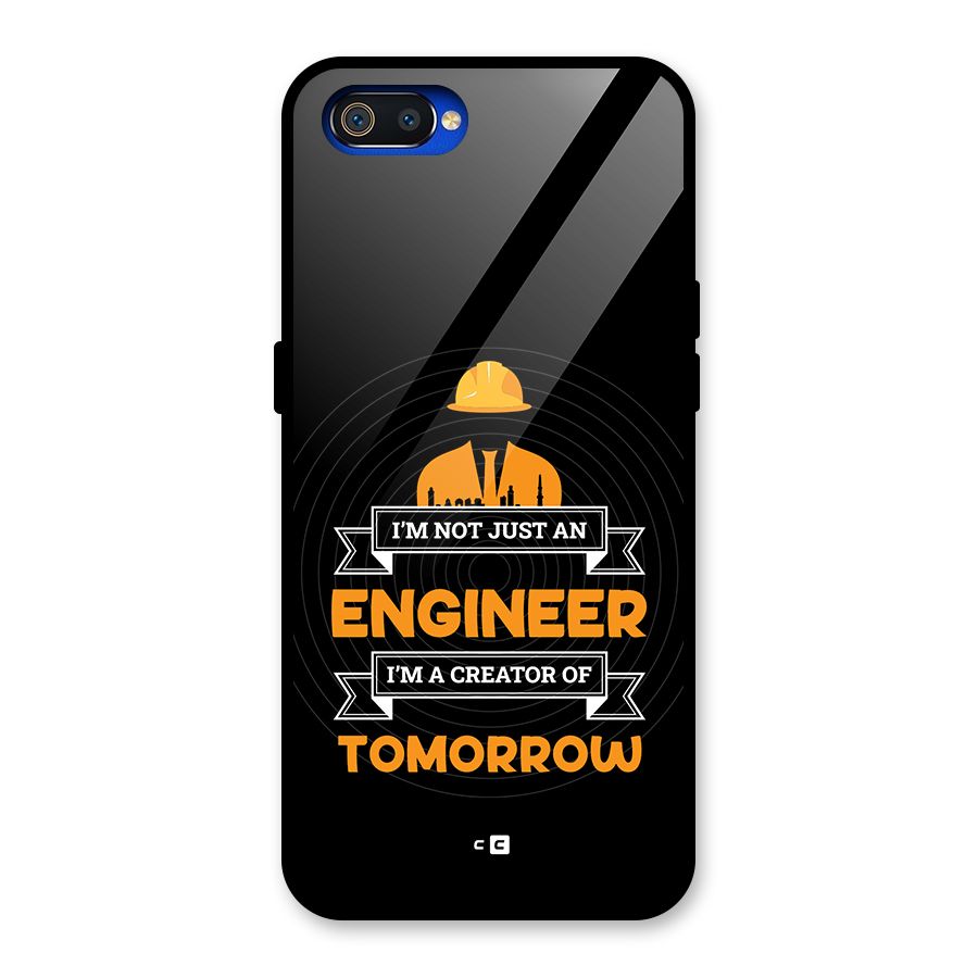 Creator Of Tomorrow Glass Back Case for Realme C2