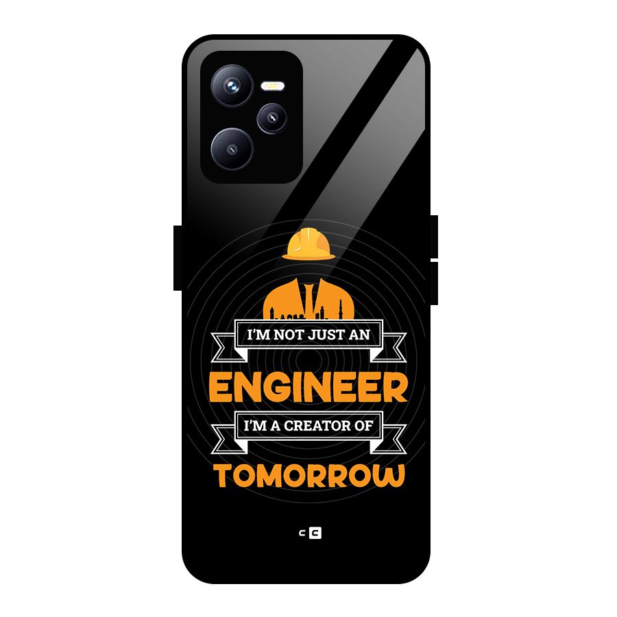 Creator Of Tomorrow Glass Back Case for Realme C35