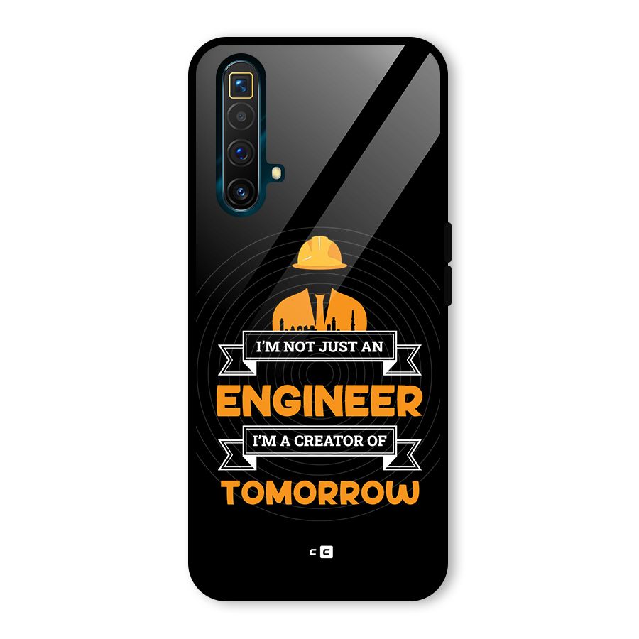 Creator Of Tomorrow Glass Back Case for Realme X3
