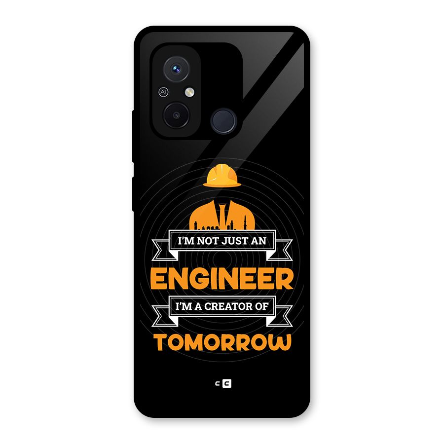 Creator Of Tomorrow Glass Back Case for Redmi 12C