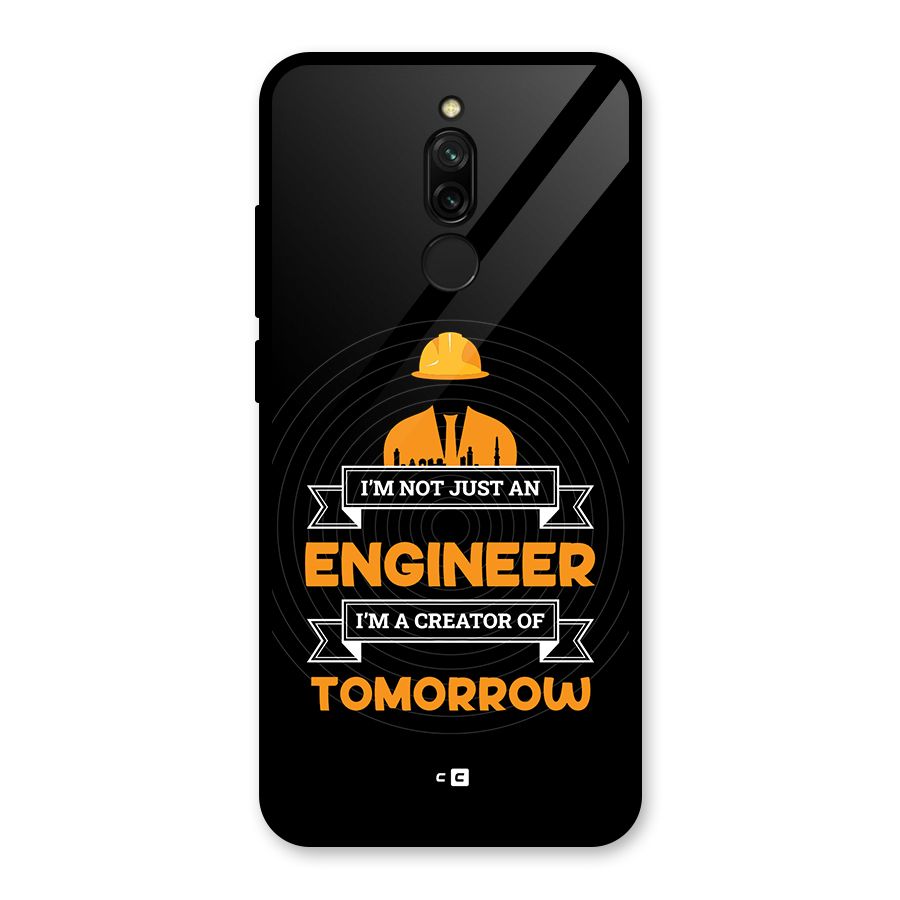 Creator Of Tomorrow Glass Back Case for Redmi 8