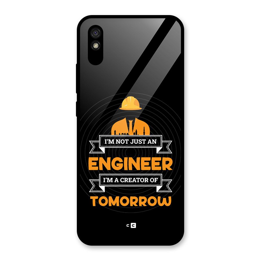 Creator Of Tomorrow Glass Back Case for Redmi 9i