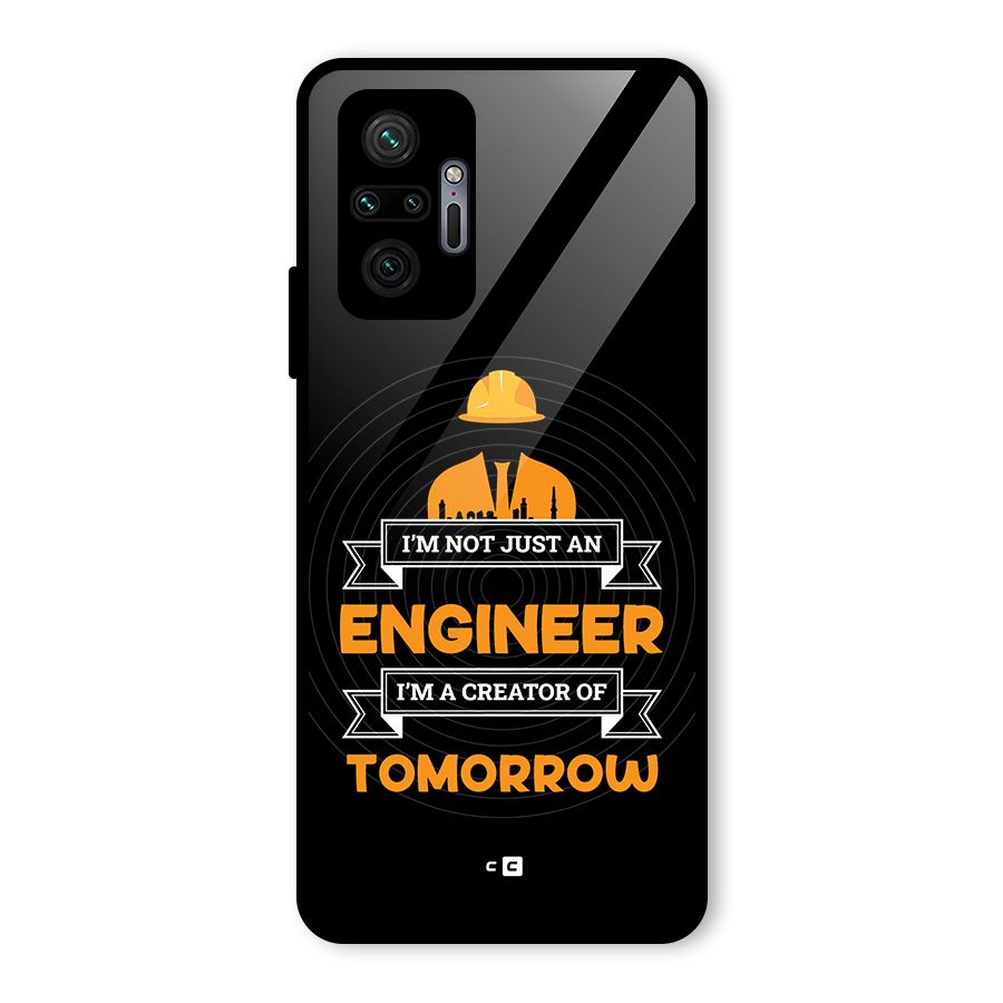 Creator Of Tomorrow Glass Back Case for Redmi Note 10 Pro Max