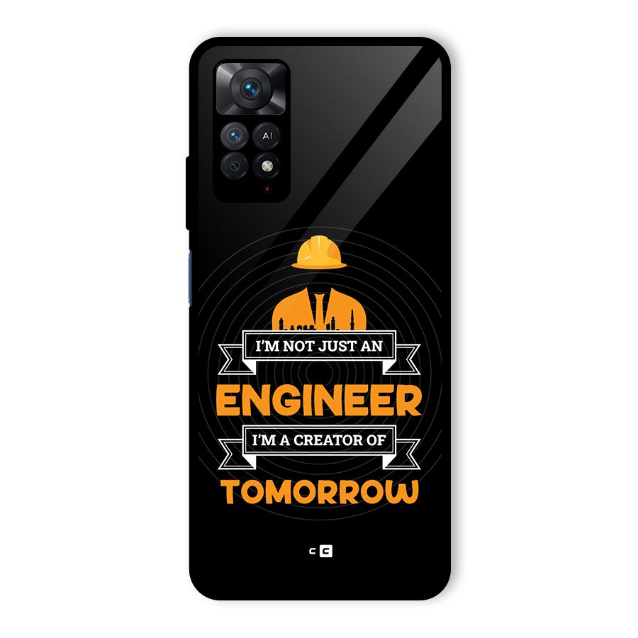 Creator Of Tomorrow Glass Back Case for Redmi Note 11 Pro Plus 5G