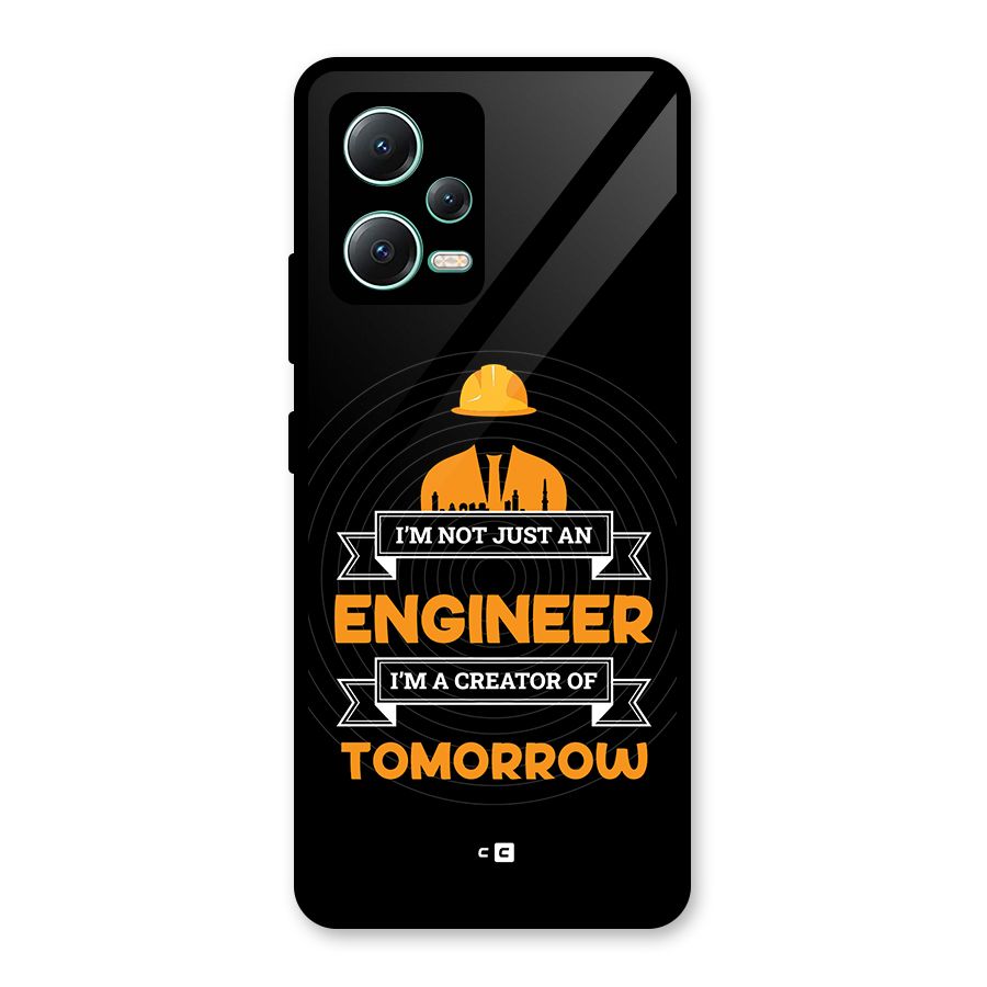 Creator Of Tomorrow Glass Back Case for Redmi Note 12 5G