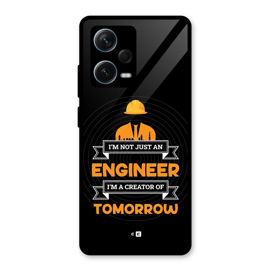 Creator Of Tomorrow Glass Back Case for Redmi Note 12 Pro Plus 5G