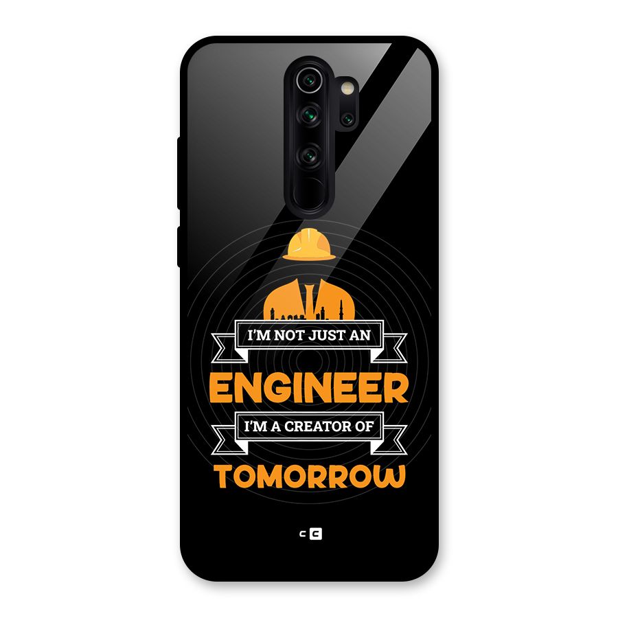 Creator Of Tomorrow Glass Back Case for Redmi Note 8 Pro