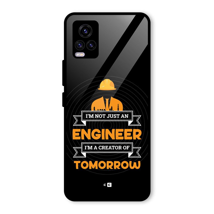 Creator Of Tomorrow Glass Back Case for Vivo V20