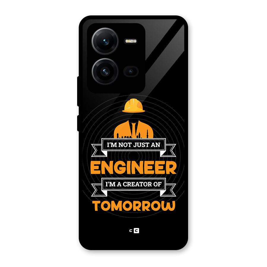 Creator Of Tomorrow Glass Back Case for Vivo V25