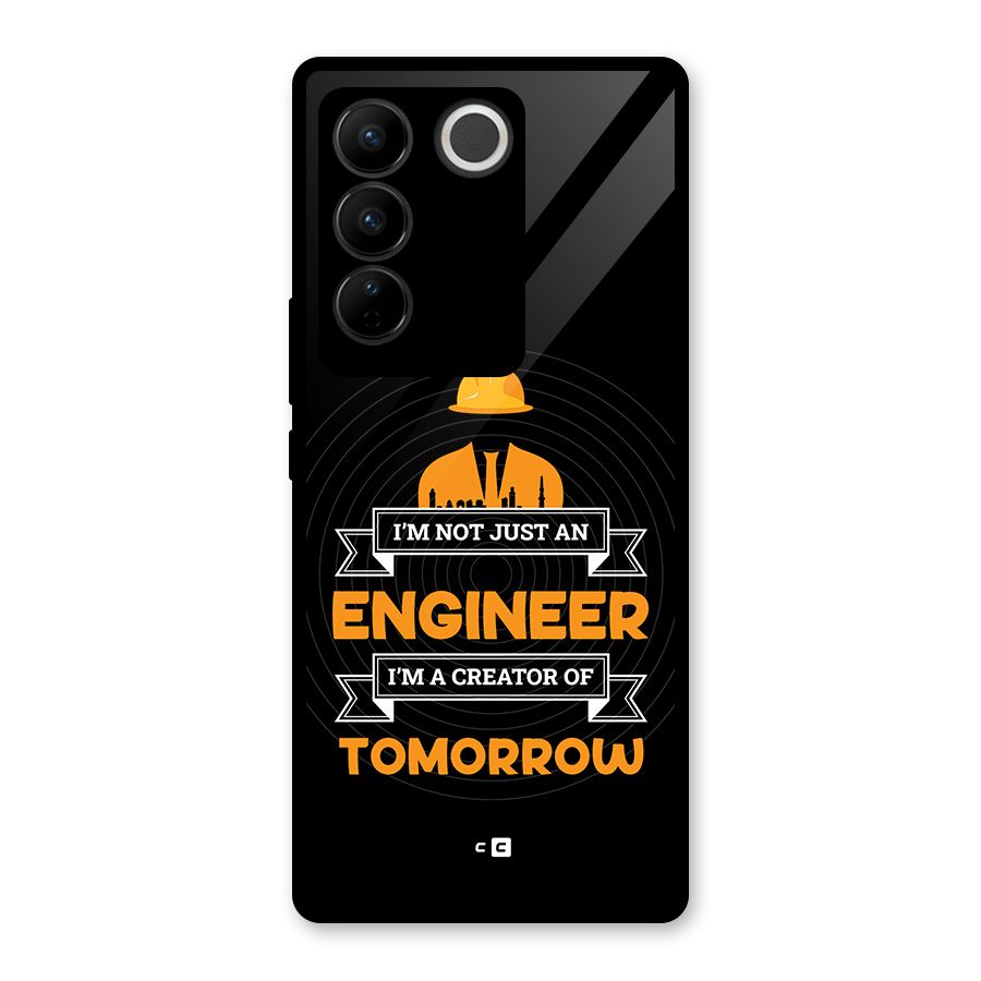Creator Of Tomorrow Glass Back Case for Vivo V27