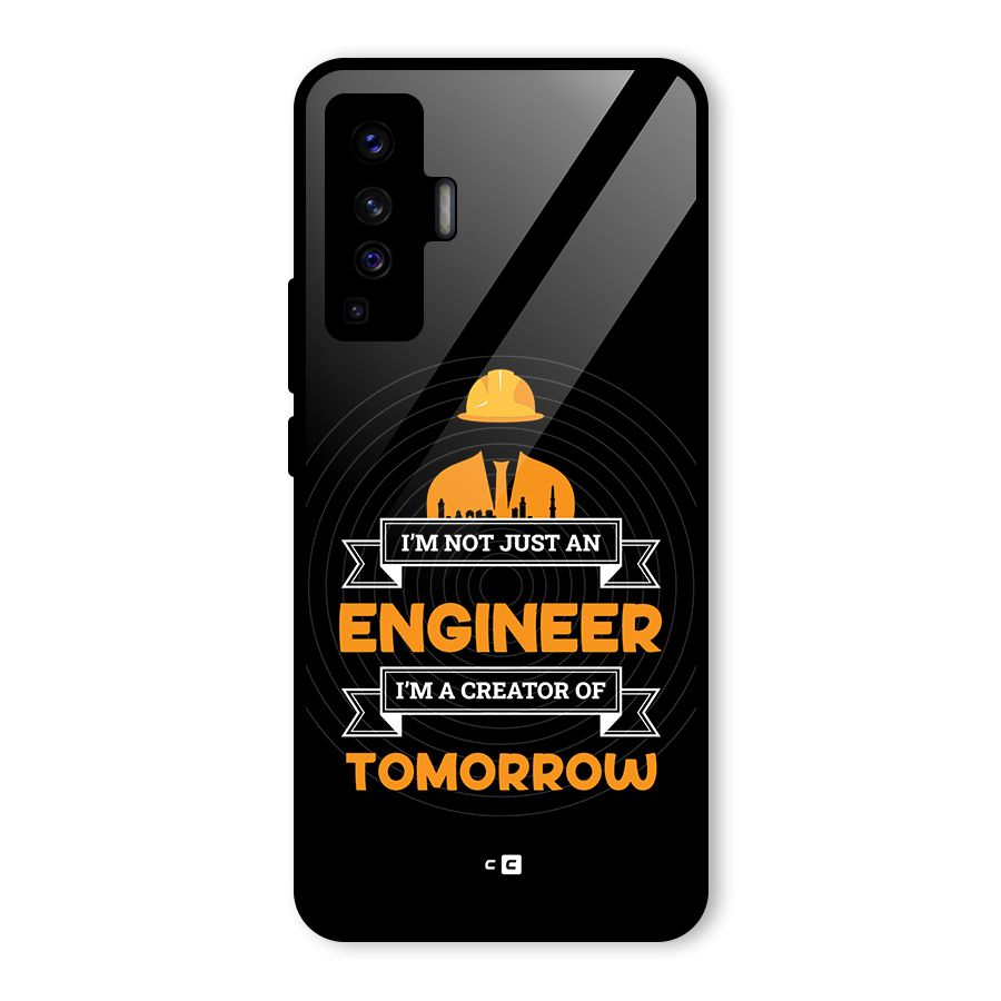 Creator Of Tomorrow Glass Back Case for Vivo X50