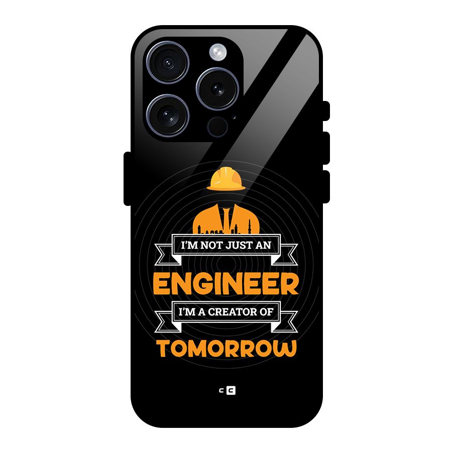 Creator Of Tomorrow Glass Back Case for iPhone 15 Pro