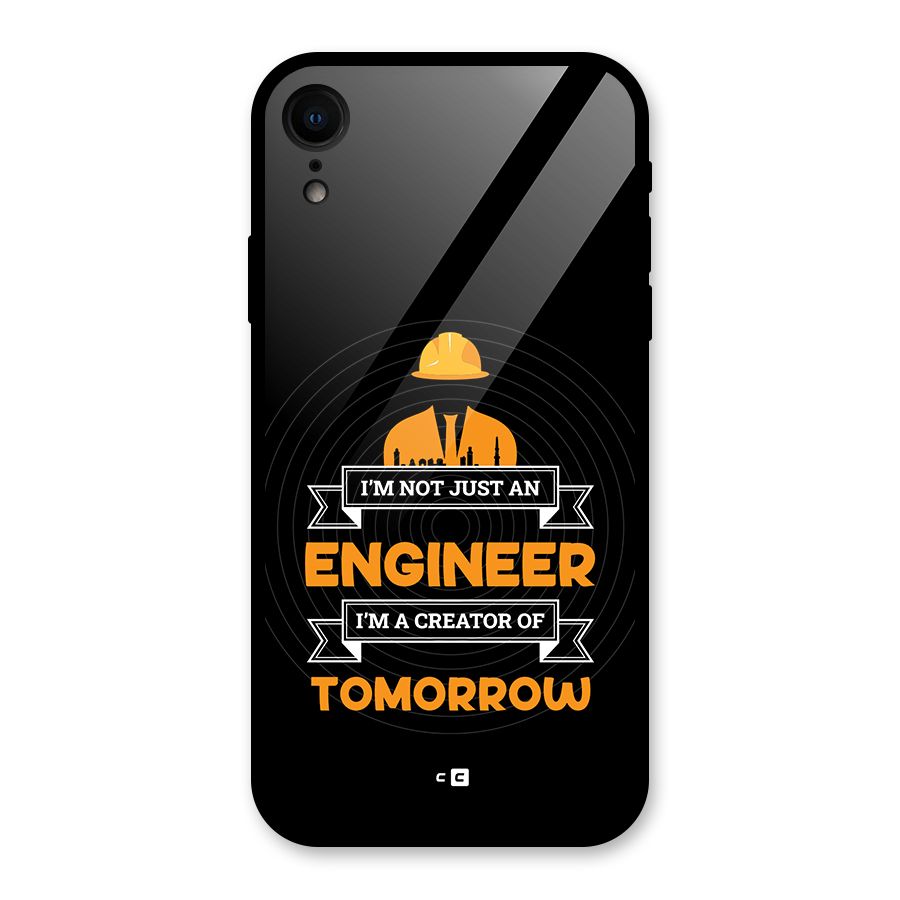 Creator Of Tomorrow Glass Back Case for iPhone XR