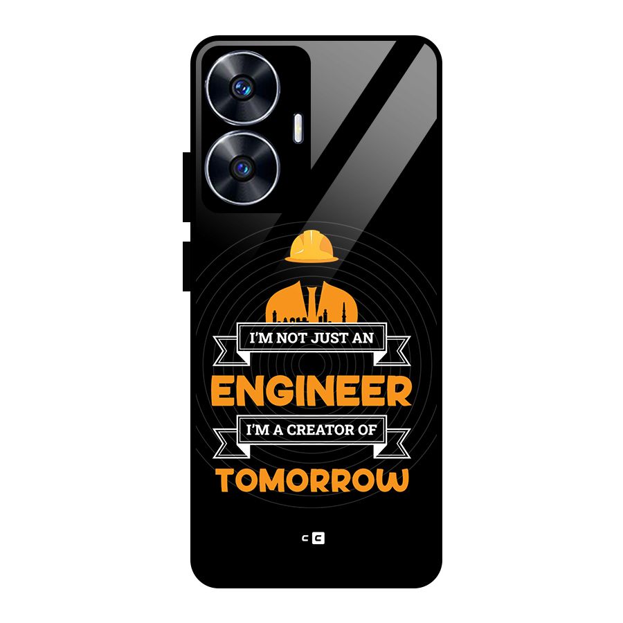 Creator Of Tomorrow Glass Back Case for realme C55