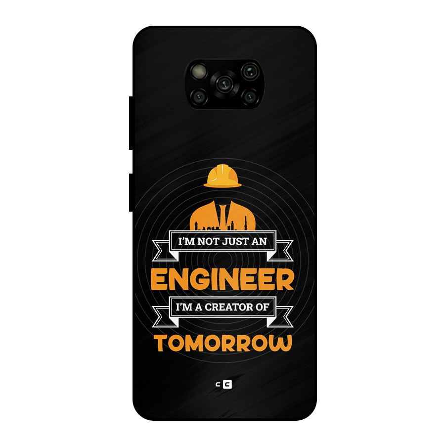 Creator Of Tomorrow Metal Back Case for Poco X3
