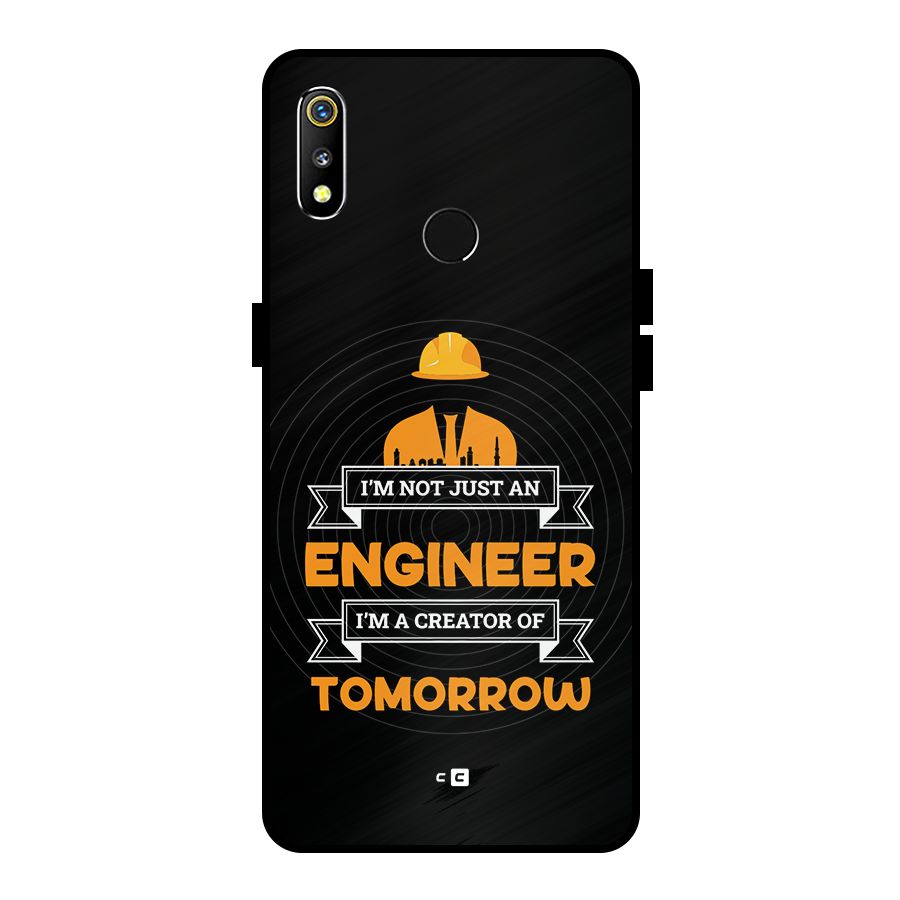 Creator Of Tomorrow Metal Back Case for Realme 3i