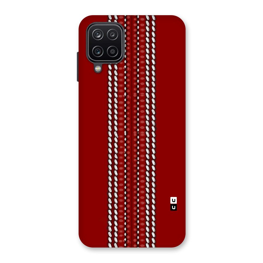 Cricket Ball Design Back Case for Galaxy A12