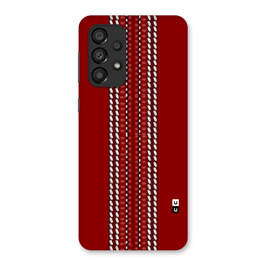 Cricket Ball Design Back Case for Galaxy A33 5G