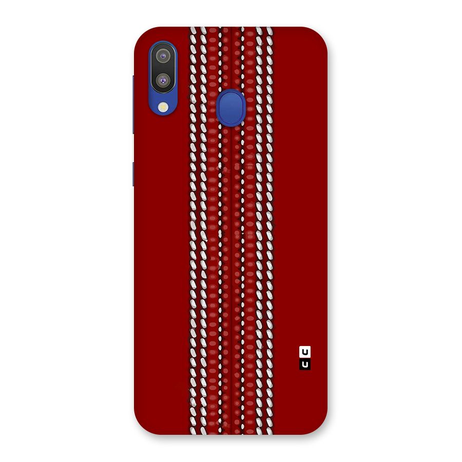 Cricket Ball Design Back Case for Galaxy M20