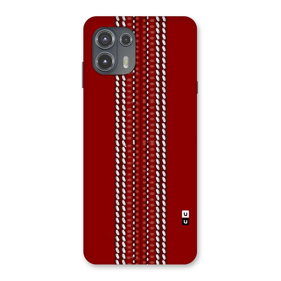 Cricket Ball Design Back Case for Motorola Edge 20 Fusion