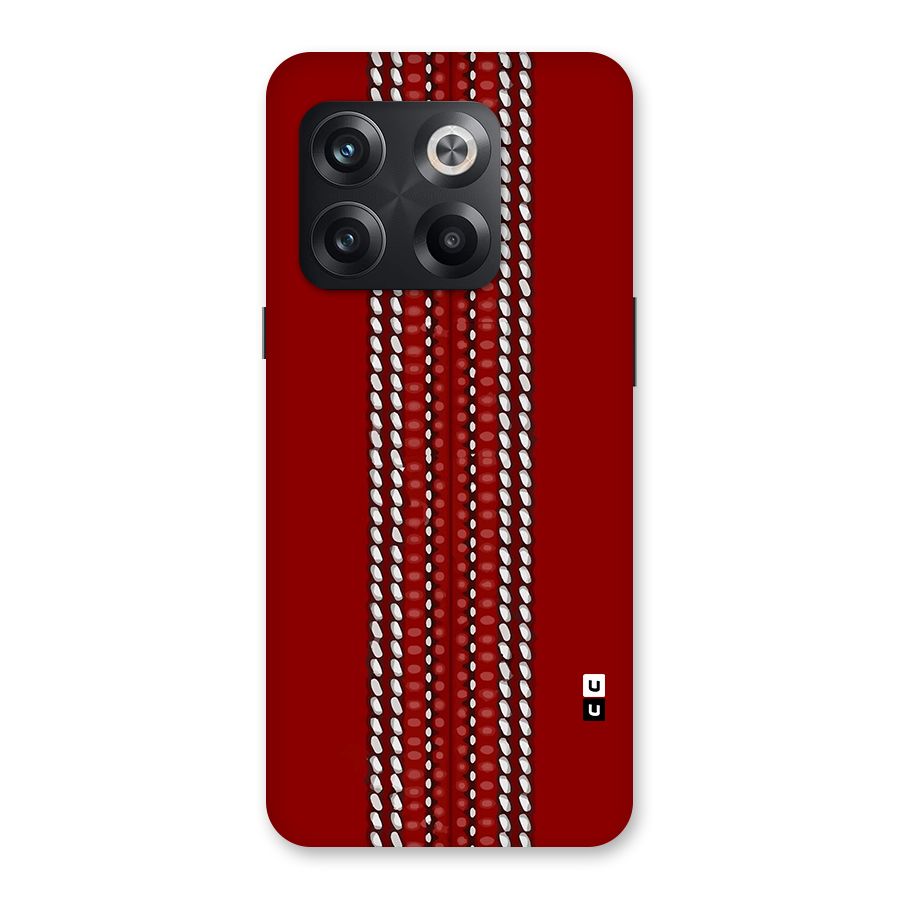 Cricket Ball Design Back Case for OnePlus 10T