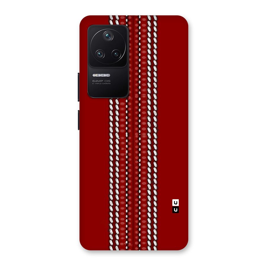 Cricket Ball Design Back Case for Poco F4 5G