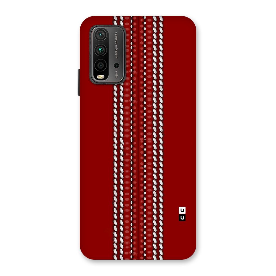 Cricket Ball Design Back Case for Redmi 9 Power