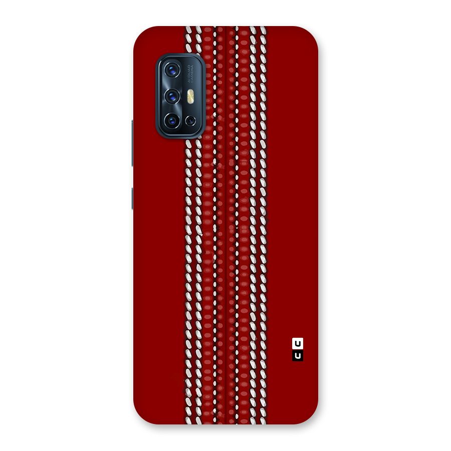 Cricket Ball Design Back Case for Vivo V17