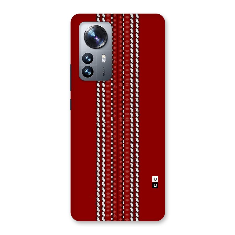 Cricket Ball Design Back Case for Xiaomi 12 Pro