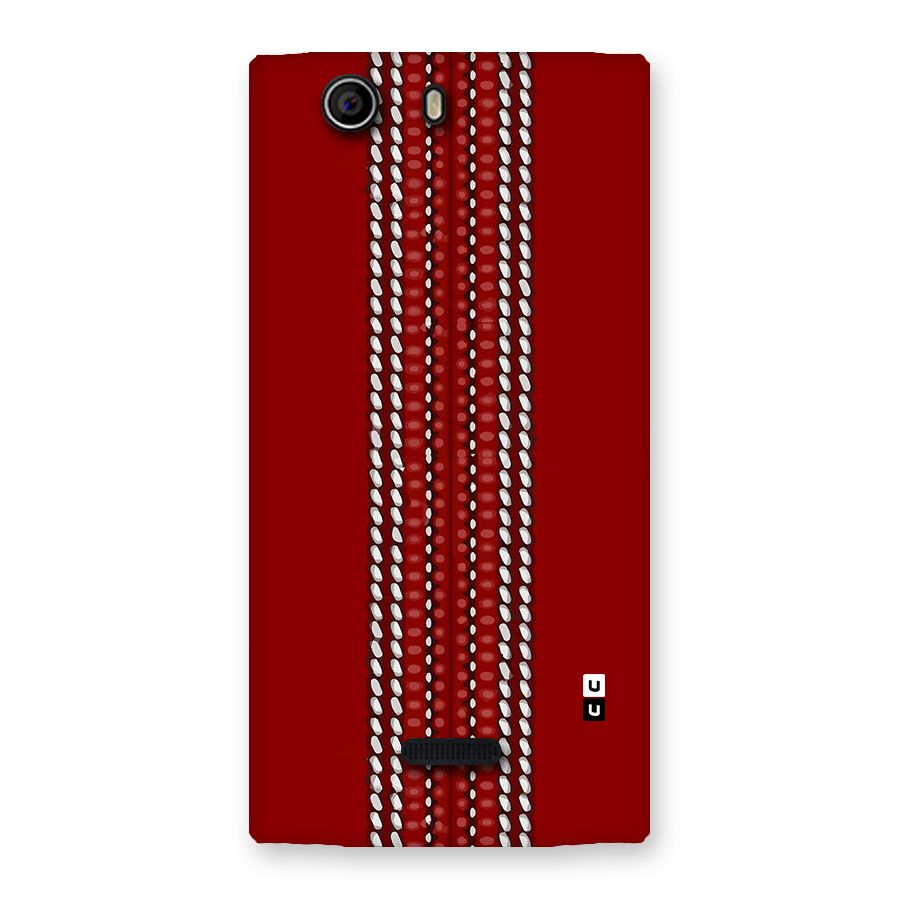 Cricket Ball Pattern Back Case for Canvas Nitro 2 E311