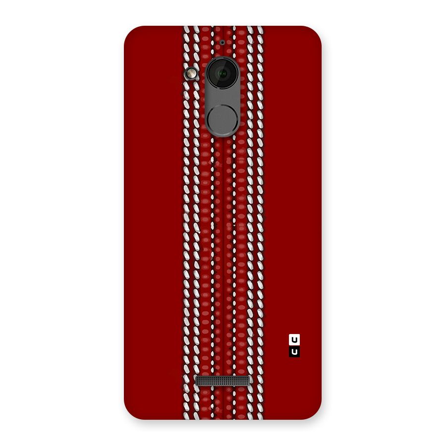 Cricket Ball Pattern Back Case for Coolpad Note 5