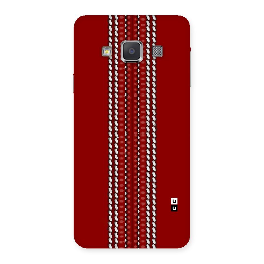 Cricket Ball Pattern Back Case for Galaxy A3