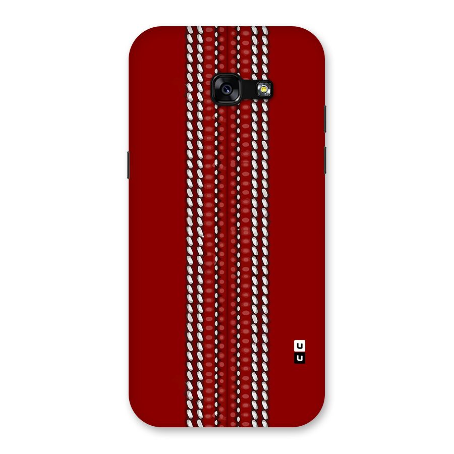 Cricket Ball Pattern Back Case for Galaxy A5 2017