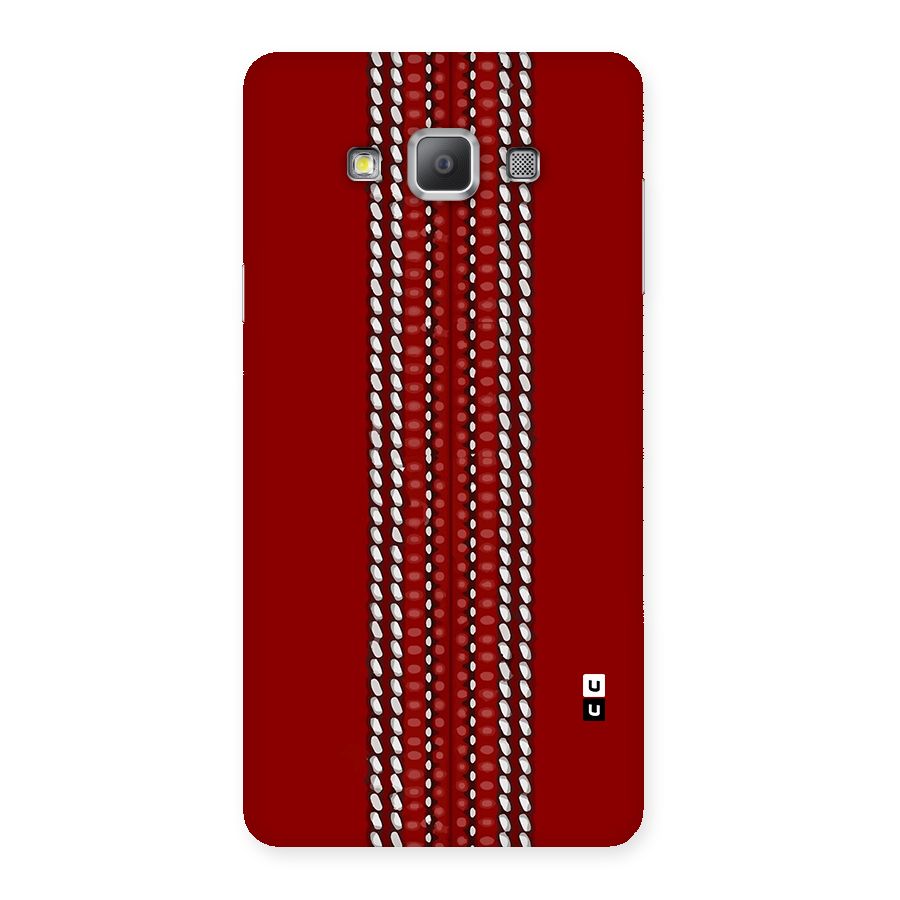 Cricket Ball Pattern Back Case for Galaxy A7