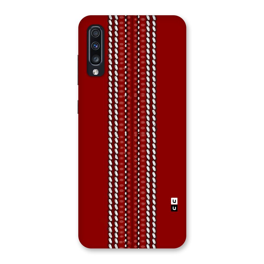 Cricket Ball Pattern Back Case for Galaxy A70