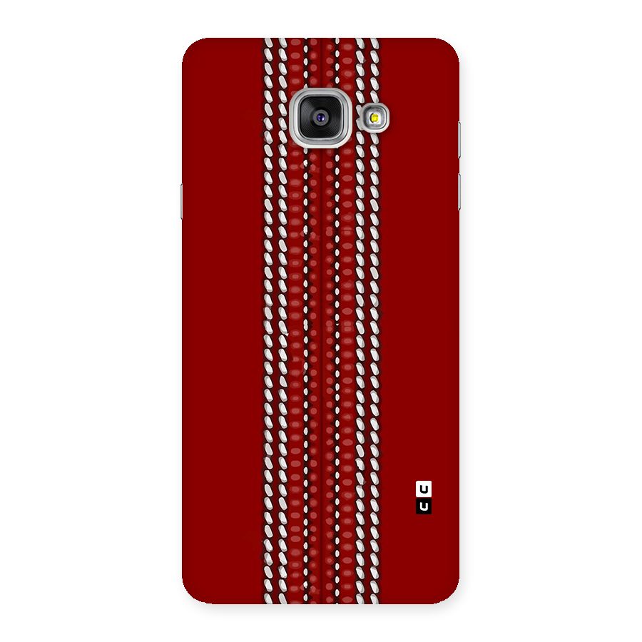 Cricket Ball Pattern Back Case for Galaxy A7 (2016)