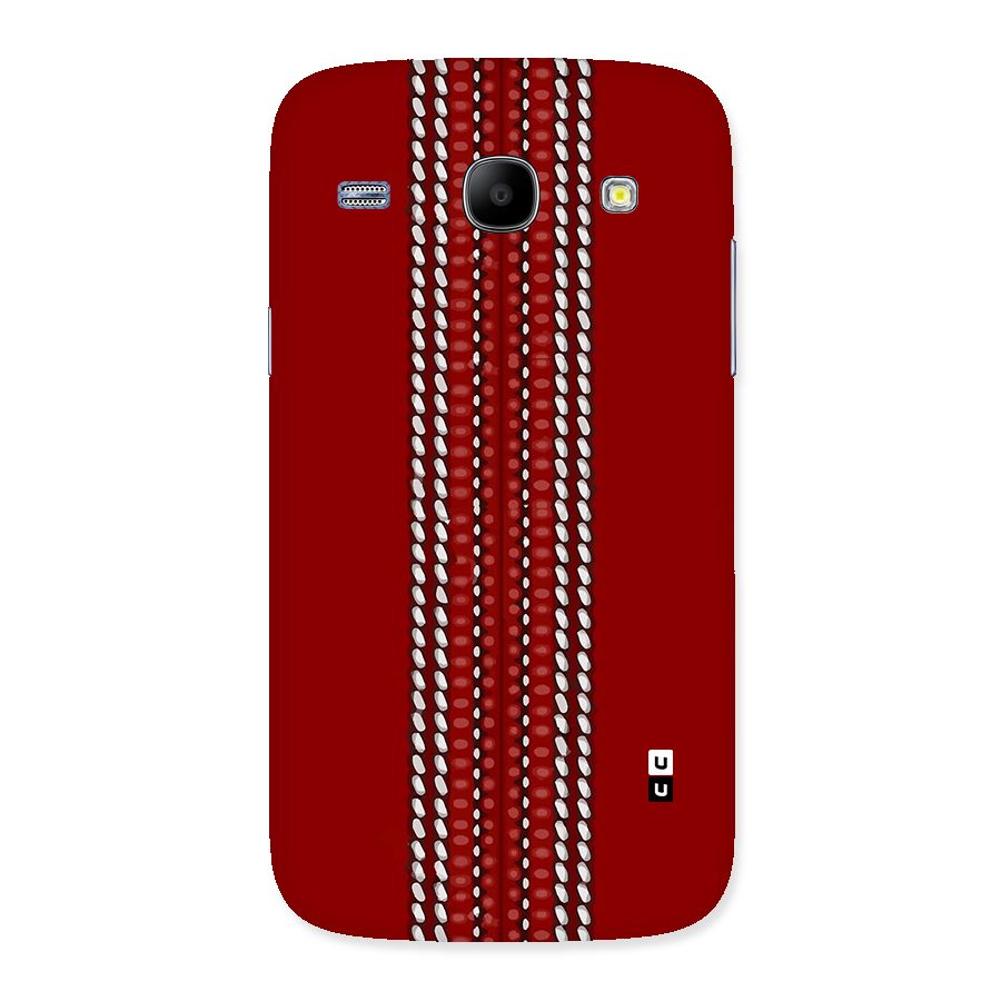 Cricket Ball Pattern Back Case for Galaxy Core
