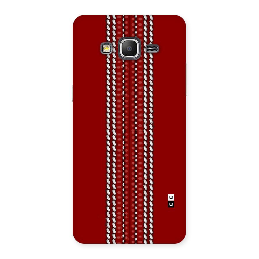 Cricket Ball Pattern Back Case for Galaxy Grand Prime