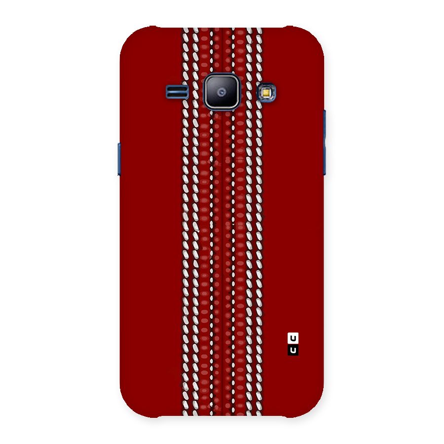 Cricket Ball Pattern Back Case for Galaxy J1