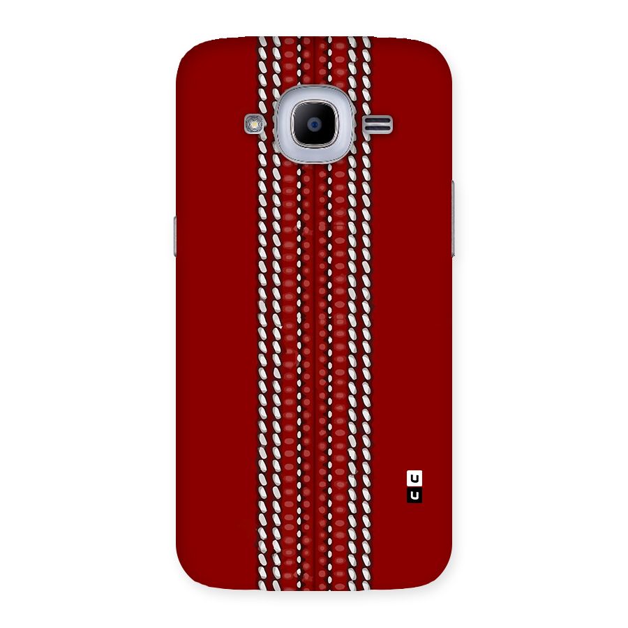 Cricket Ball Pattern Back Case for Galaxy J2 Pro