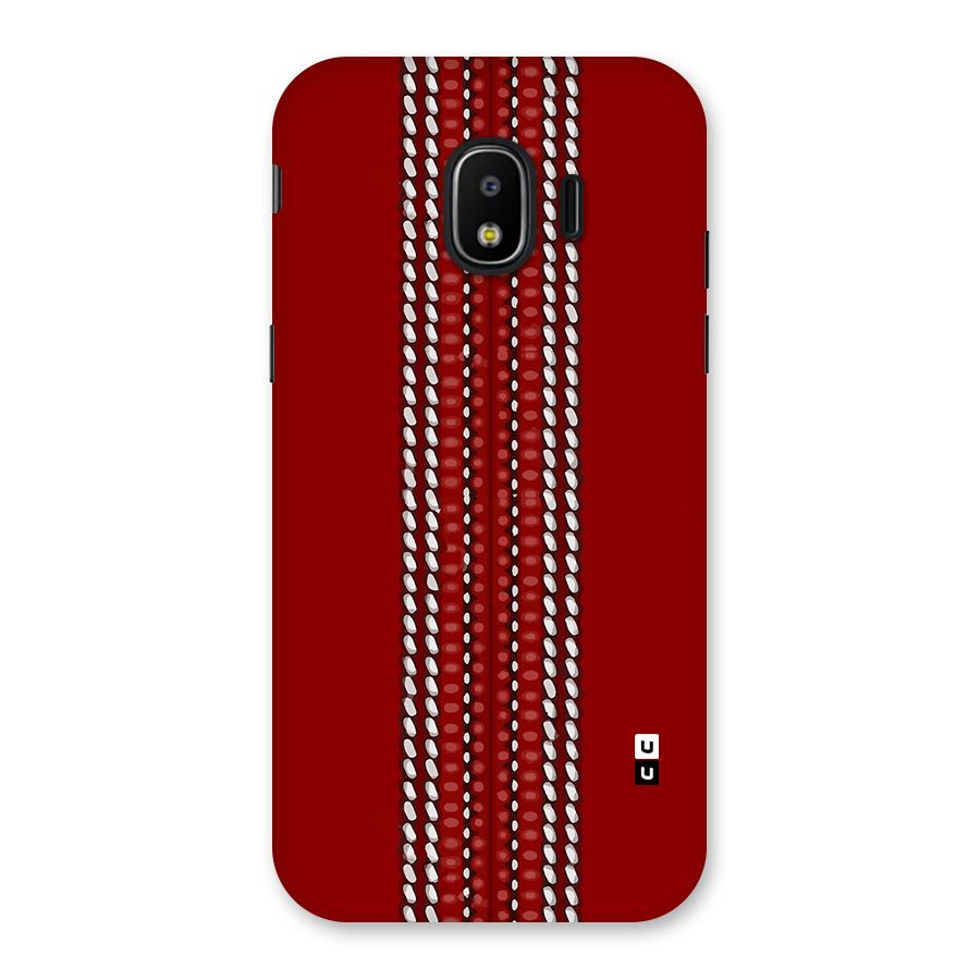 Cricket Ball Pattern Back Case for Galaxy J2 Pro 2018