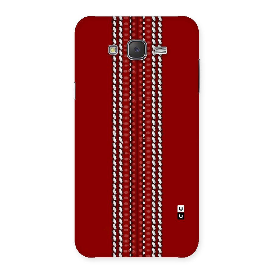 Cricket Ball Pattern Back Case for Galaxy J7
