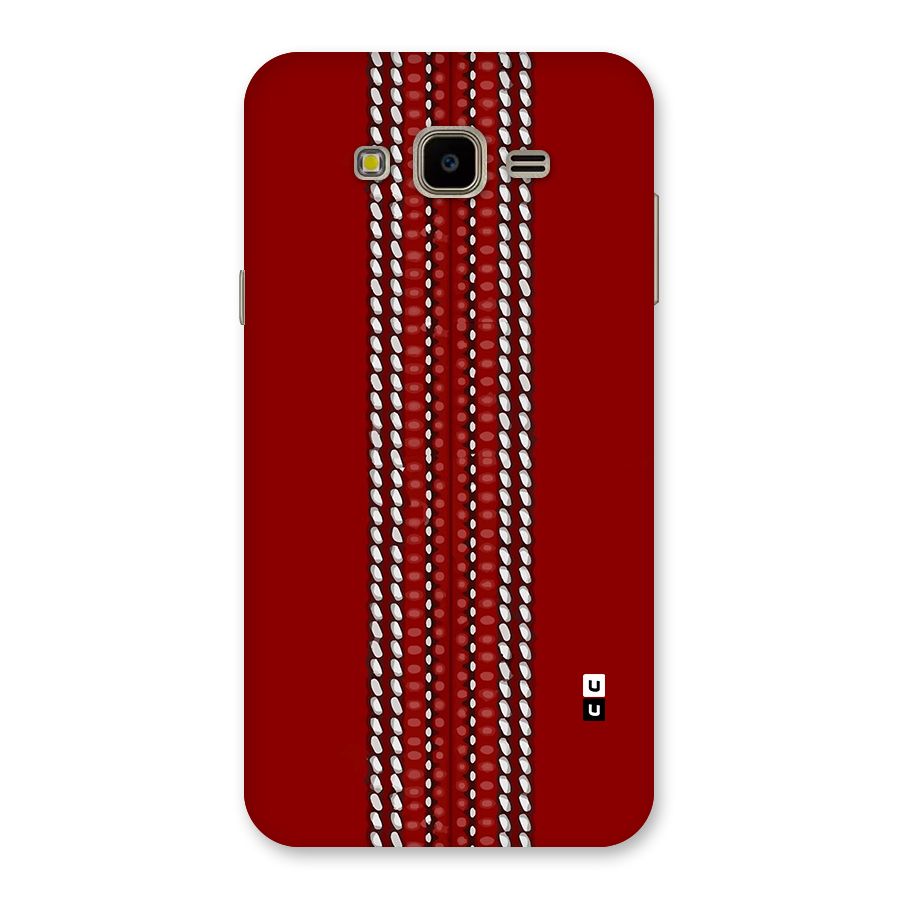 Cricket Ball Pattern Back Case for Galaxy J7 Nxt