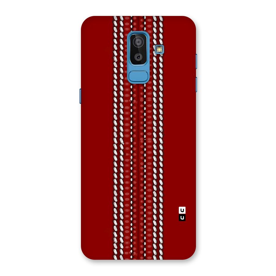 Cricket Ball Pattern Back Case for Galaxy J8