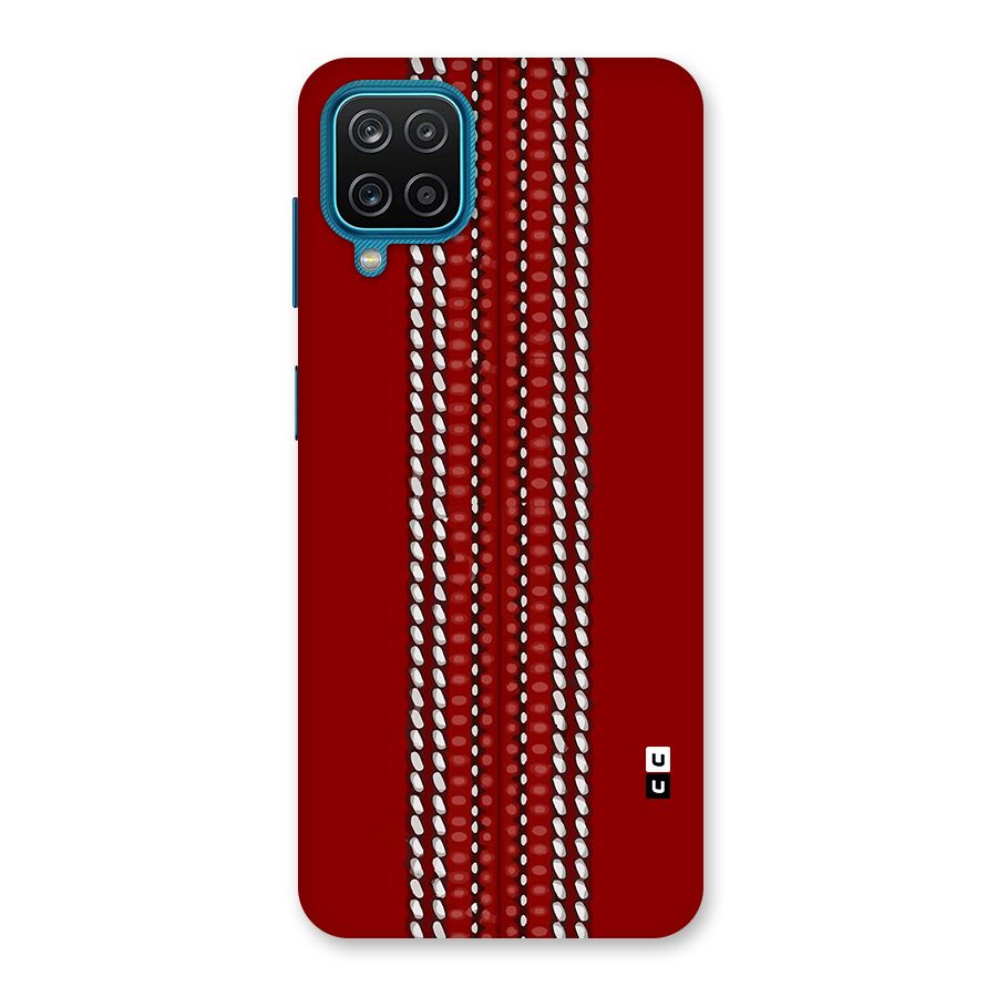 Cricket Ball Pattern Back Case for Galaxy M12