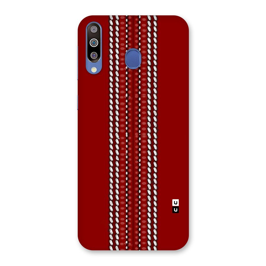 Cricket Ball Pattern Back Case for Galaxy M30