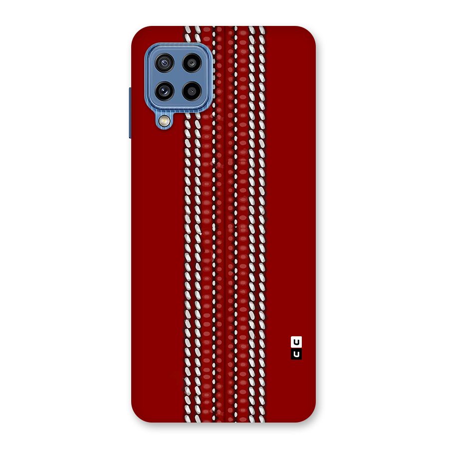 Cricket Ball Pattern Back Case for Galaxy M32