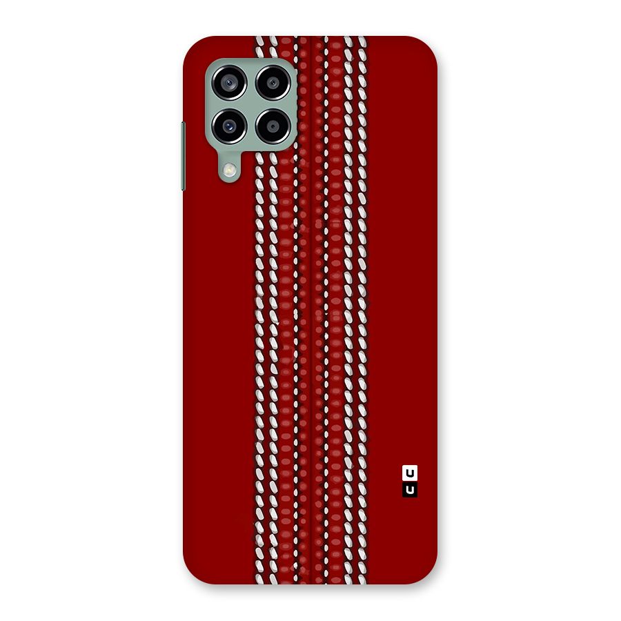 Cricket Ball Pattern Back Case for Galaxy M33