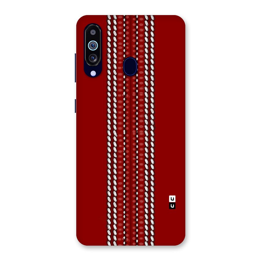 Cricket Ball Pattern Back Case for Galaxy M40