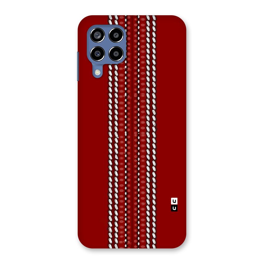 Cricket Ball Pattern Back Case for Galaxy M53 5G